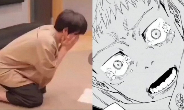 Diễn viên lồng tiếng của Yuji Itadori khóc đầy đau khổ khi thể hiện một cảnh trong anime Jujutsu Kaisen