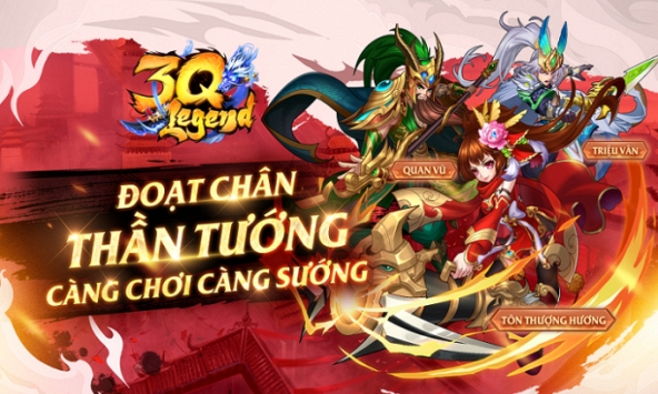3Q Legend - Game Tam Quốc 'càng chơi càng sướng' chuẩn bị ra mắt trong tháng 11, hé lộ tướng Quan Vũ độc quyền.