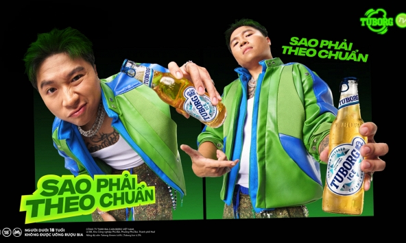 Mở chai bia mà không cần khui, Tuborg không tuân theo quy chuẩn nào hết