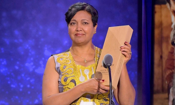 Người phụ nữ nhận giải 'Người hùng của năm' cho phát minh miếng đệm kinh nguyệt tái sử dụng