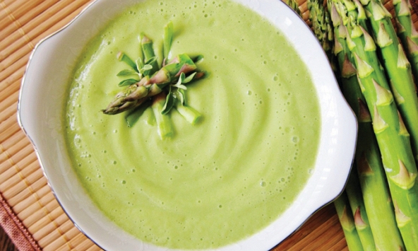 Bổ dưỡng với súp măng tây