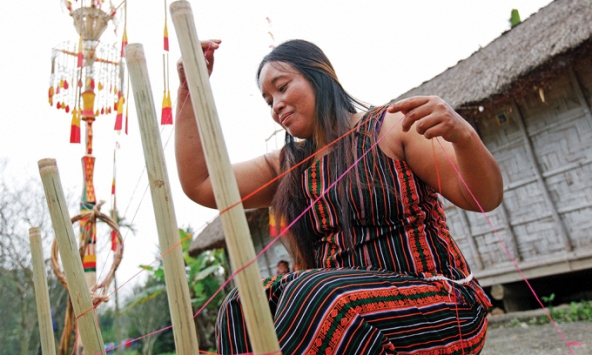 Sức sống thổ cẩm Mạ