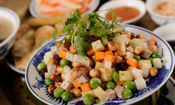 Xào giả hạnh nhân