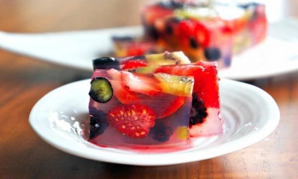 Vui miệng với thạch rau câu hoa quả