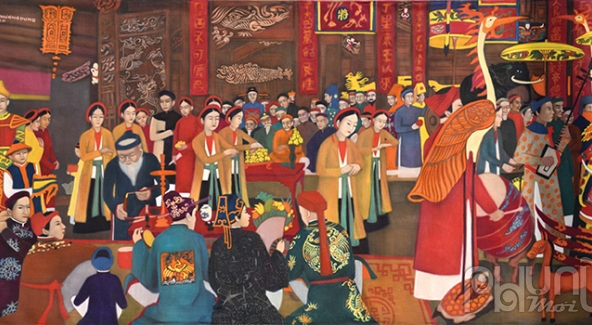 Họa sĩ Lê Phương Dung, người yêu làng quê Việt