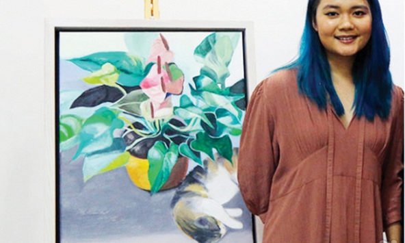 Khu vườn tinh khôi của họa sĩ Trịnh Cẩm Nhi