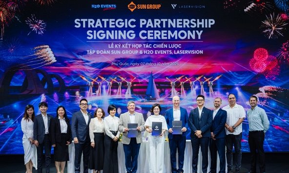 Sun Group hợp tác chiến lược với H2O Events, LaserVision phát triển show nghệ thuật đẳng cấp quốc tế tại Phú Quốc