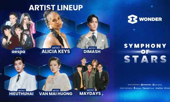 Alicia Keys, aespa, Dimash cùng dàn sao Việt “đổ bộ” 8Wonder Winter 2025
