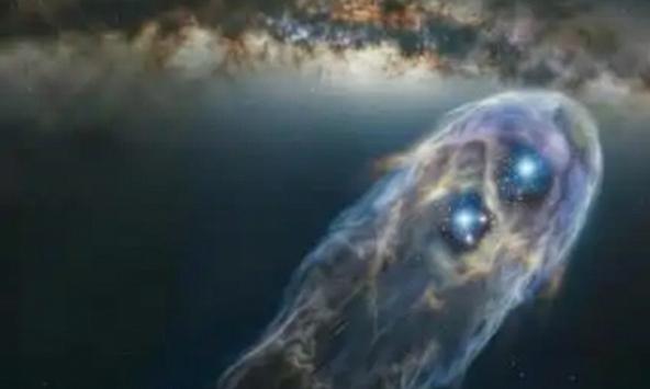 Phát hiện cặp “cụm sao sơ sinh” màu xanh hiếm gặp ở rìa Dải Ngân hà