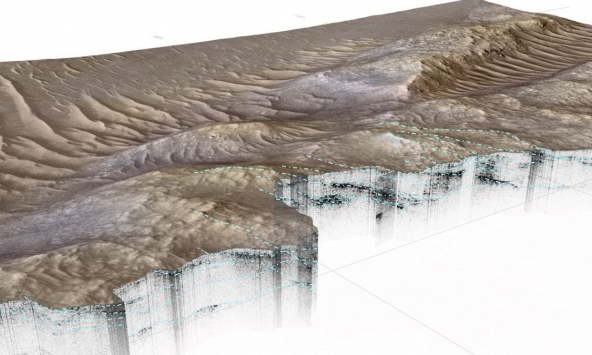 Phát hiện hệ thống sông cổ đại ẩn sâu dưới bề mặt sao Hỏa