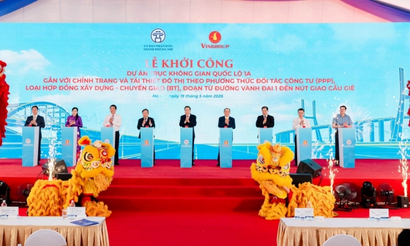Khởi công dự án mở rộng Quốc lộ 1A đoạn từ vành đai 1 đến nút giao Cầu Giẽ, kiến tạo trục giao thông hiện đại bậc nhất Việt Nam