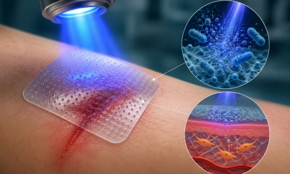 Công nghệ nano kích hoạt bằng ánh sáng mở ra hướng mới trong điều trị vết thương mãn tính