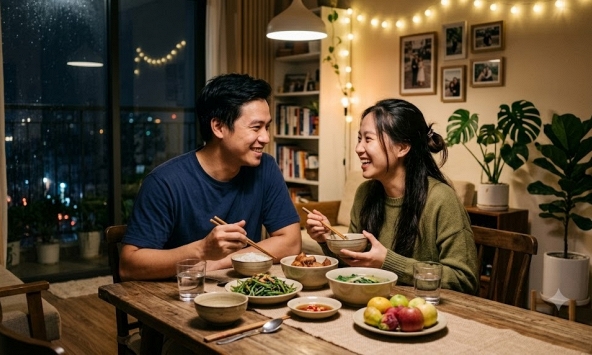 Ăn cùng người thân có thể giúp cơ thể kiểm soát đường huyết tốt hơn