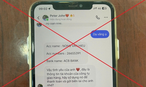 Người phụ nữ SN 1985 tới NH Agribank chuyển 5.000.000 đồng cho STK ACB Bank của NONG VAN HEU, nhân viên lập tức báo công an để dừng giao dịch