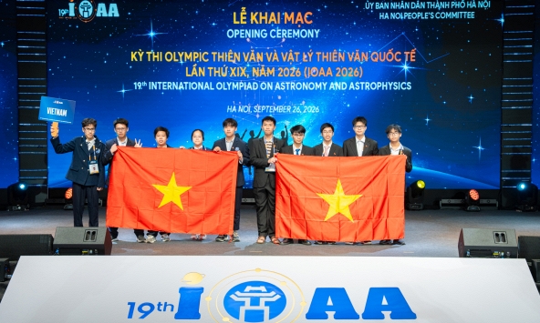 Khai mạc Kỳ thi Olympic Thiên văn và Vật lý thiên văn quốc tế năm 2026 tại Hà Nội