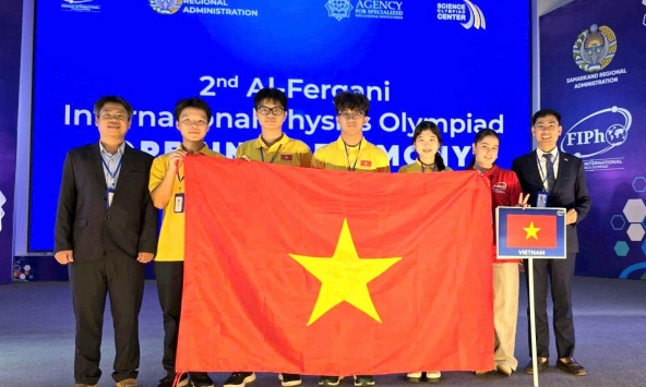 Việt Nam đứng thứ tư tại Kỳ thi Olympic Vật lý Quốc tế AI- Fergani lần thứ hai