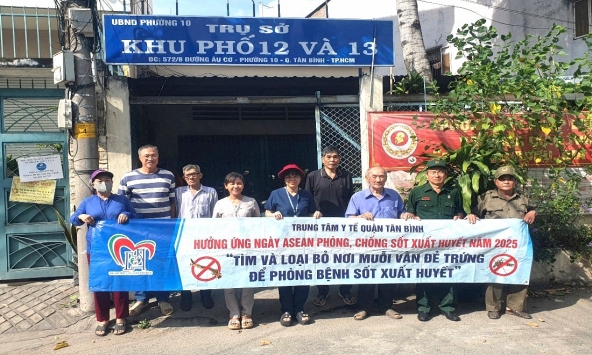 Trung tâm Y tế quận Tân Bình (cũ) siết chặt giám sát, xử lý ổ dịch sốt xuất huyết