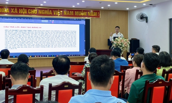 UBND phường Giảng Võ tiên phong ứng dụng AI, nâng cao hiệu quả công việc trong kỷ nguyên số