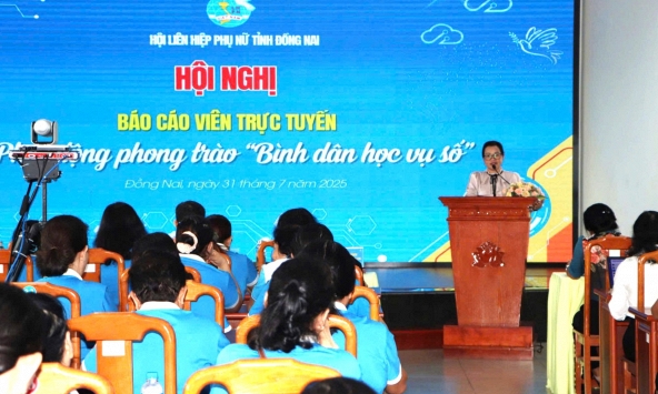 Đồng Nai: Hội Liên hiệp Phụ nữ tỉnh khởi động phong trào “Bình dân học vụ số”