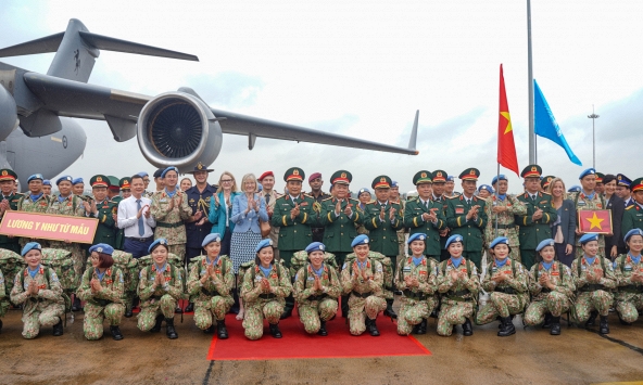 17 nữ quân nhân tham gia nhiệm vụ gìn giữ hòa bình Liên hợp quốc