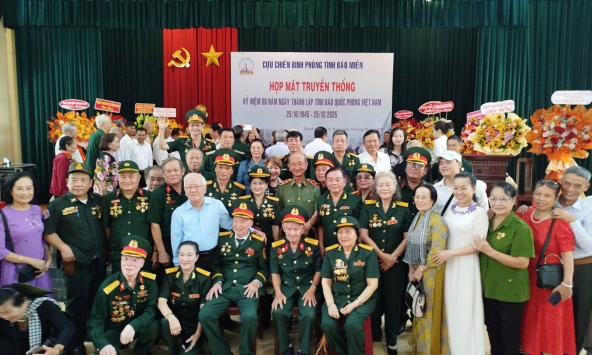 Họp mặt truyền thống cựu chiến binh Phòng tình báo Miền 